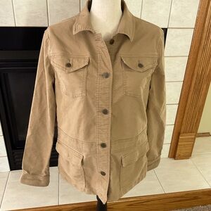Eddie Bauer Button Down Long Sleeve Jacket, Women’s Sz L